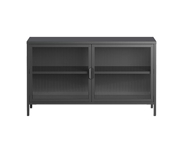 Sort skænk - Schwarze Sideboard Schrankfront